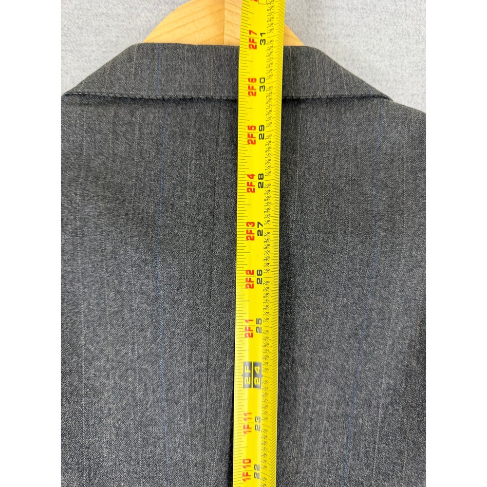 Christian Dior Monsieur Vintage 2pc Suit 40R 31x30 Gray Pinstripe Wool USA Made - Picture 10 of 15